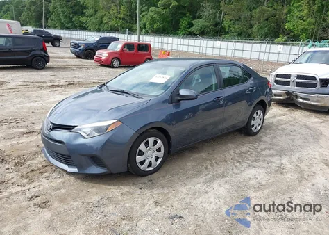 2014 Toyota Corolla Le from USA, damaged, VIN 2T1BURHE8EC015411